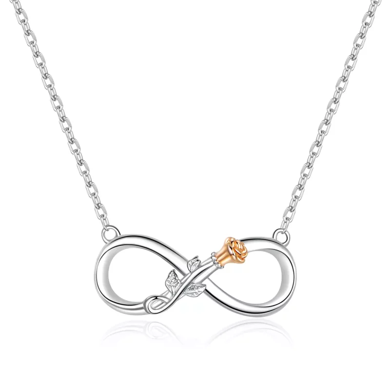 (afbeelding voor) Pandora Style Oneindige liefde Chain Ketting - SCN371