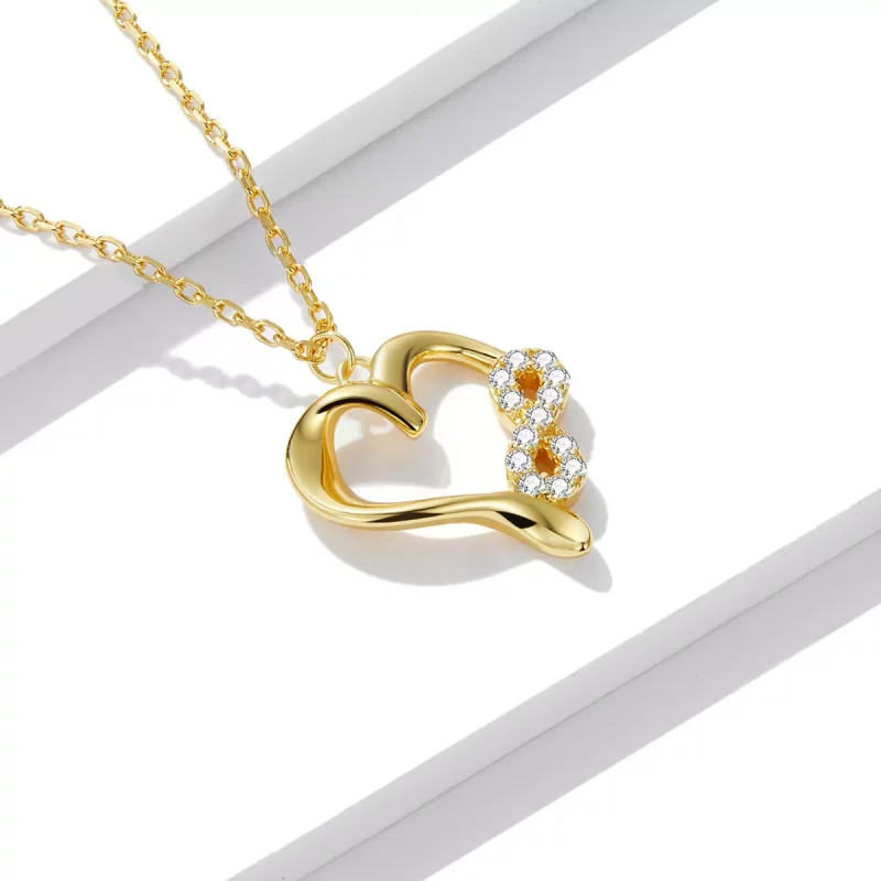 (afbeelding voor) Pandora Style Oneindige Liefde Ketting - BSN236 - Bekijken 2