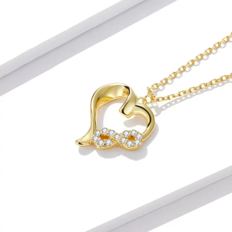 (afbeelding voor) Pandora Style Oneindige Liefde Ketting - BSN236 - Bekijken 3