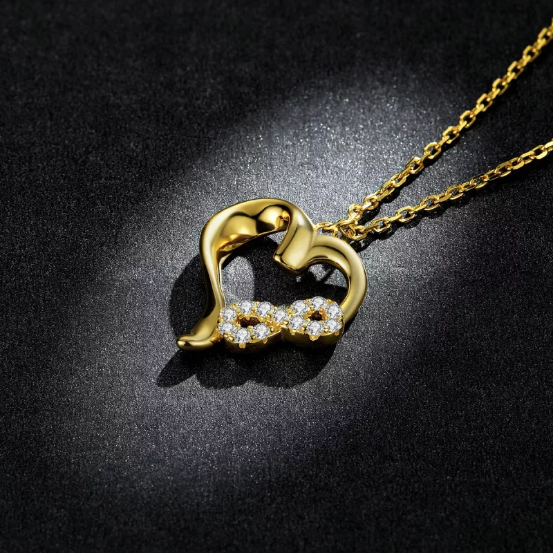 (afbeelding voor) Pandora Style Oneindige Liefde Ketting - BSN236 - Bekijken 5
