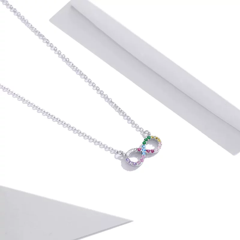 (afbeelding voor) Pandora Style Oneindigheidssymbool Chain Ketting - SCN402 - Bekijken 3