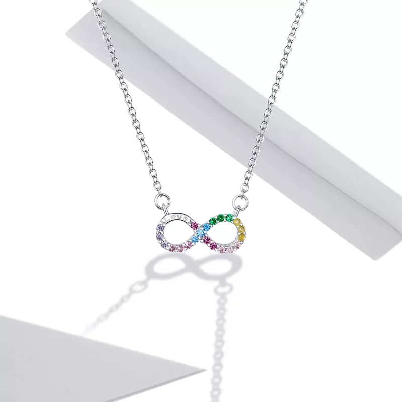 (afbeelding voor) Pandora Style Oneindigheidssymbool Chain Ketting - SCN402 - Bekijken 5