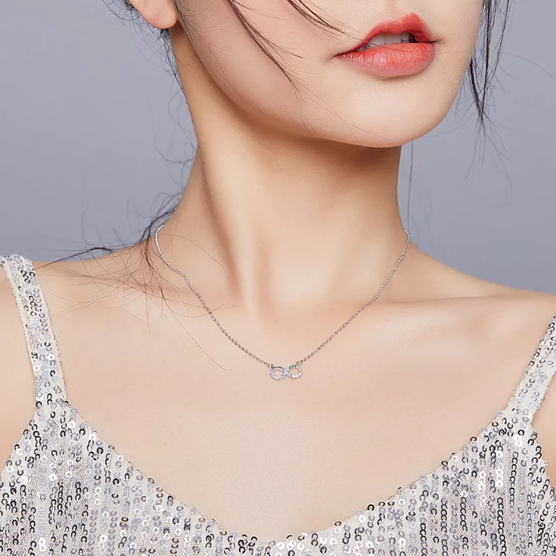 (afbeelding voor) Pandora Style Oneindigheidssymbool Chain Ketting - SCN402 - Bekijken 7