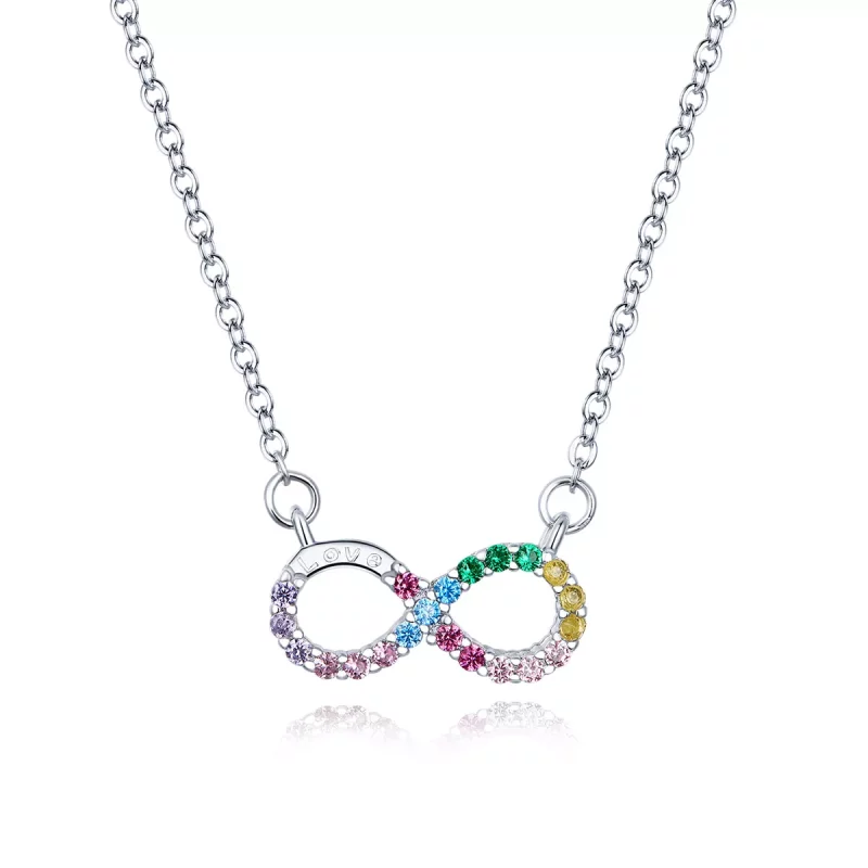 (afbeelding voor) Pandora Style Oneindigheidssymbool Chain Ketting - SCN402