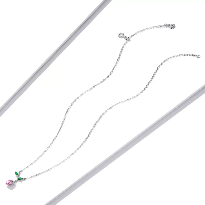 (afbeelding voor) Pandora Style Ontluikende meeldraden Ketting - BSN214 - Bekijken 4