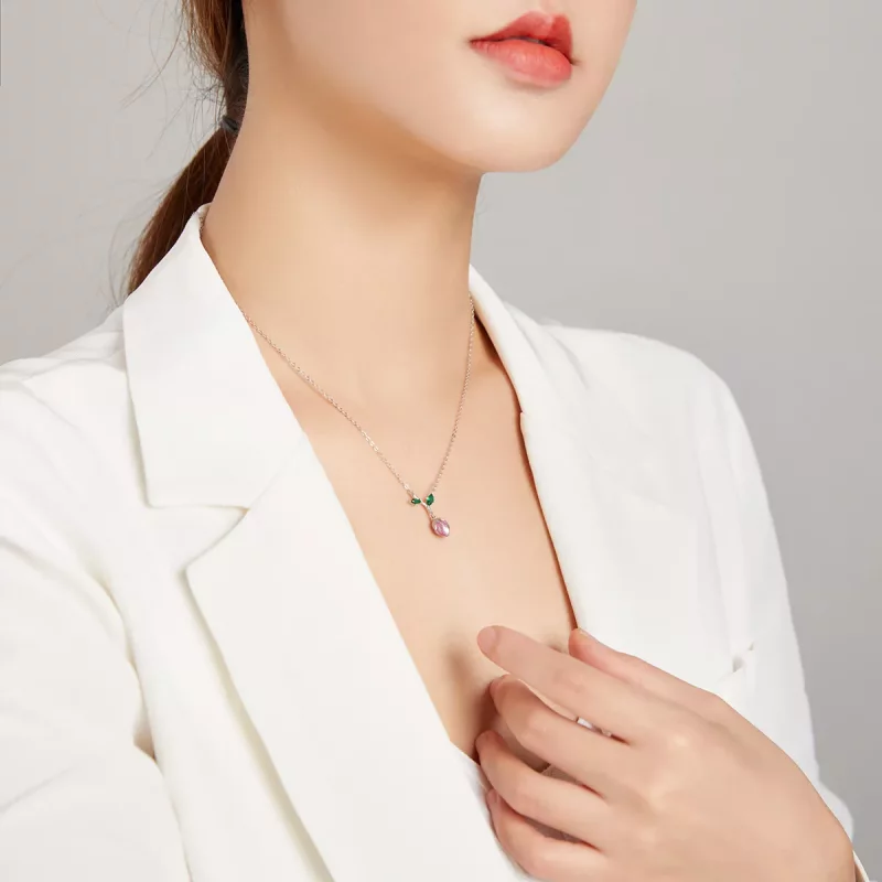 (afbeelding voor) Pandora Style Ontluikende meeldraden Ketting - BSN214 - Bekijken 7