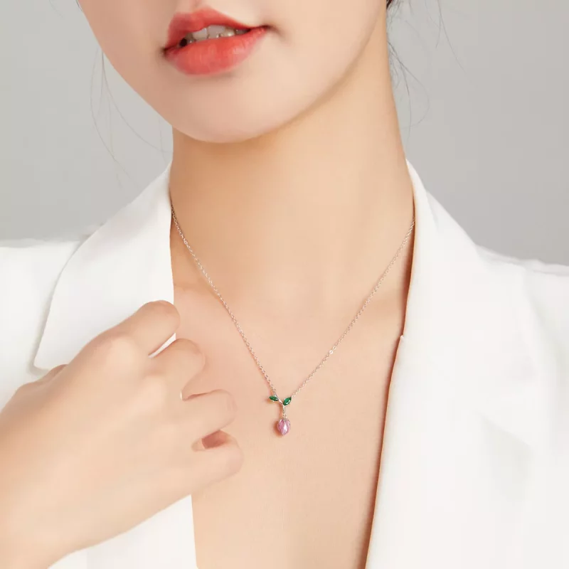 (afbeelding voor) Pandora Style Ontluikende meeldraden Ketting - BSN214 - Bekijken 8