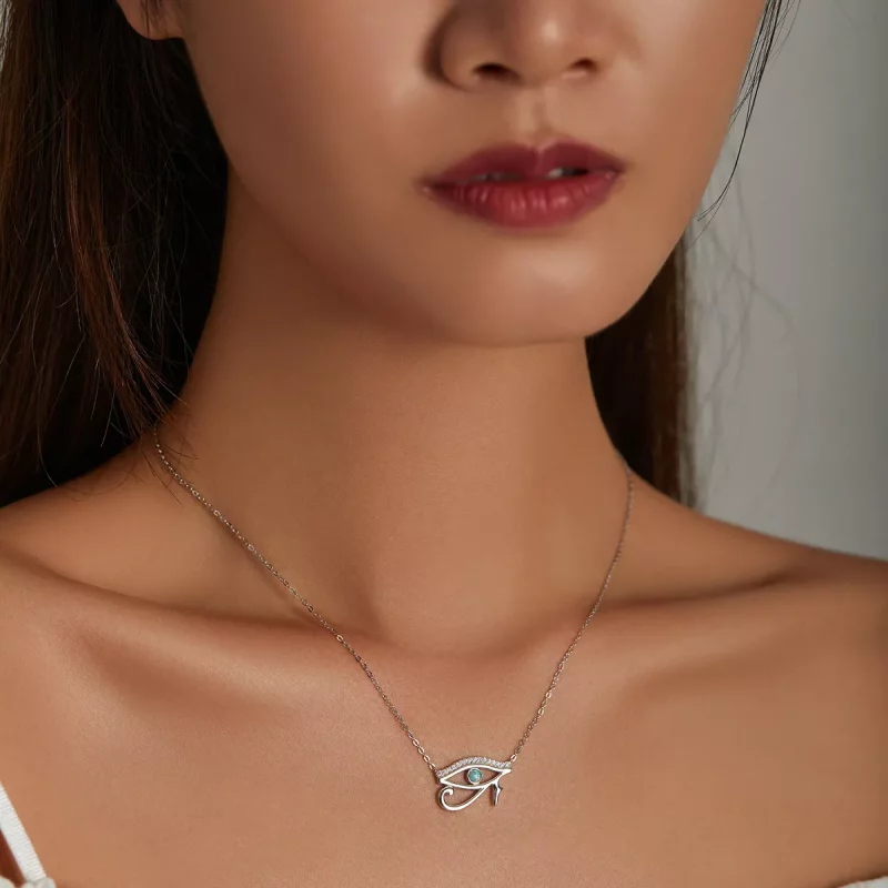 (afbeelding voor) Pandora Style Oog van Horus Ketting - BSN241 - Bekijken 9
