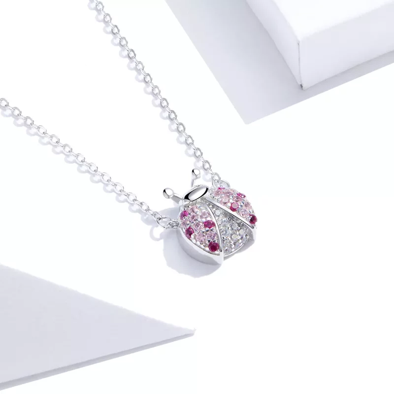 (afbeelding voor) Pandora Style Oogverblindend lieveheersbeestje Chain Ketting - SCN400 - Bekijken 2