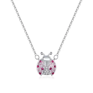 Pandora Style Oogverblindend lieveheersbeestje Chain Ketting - SCN400 (afbeelding voor) Pandora Style Oogverblindend lieveheersbeestje Chain Ketting - SCN400