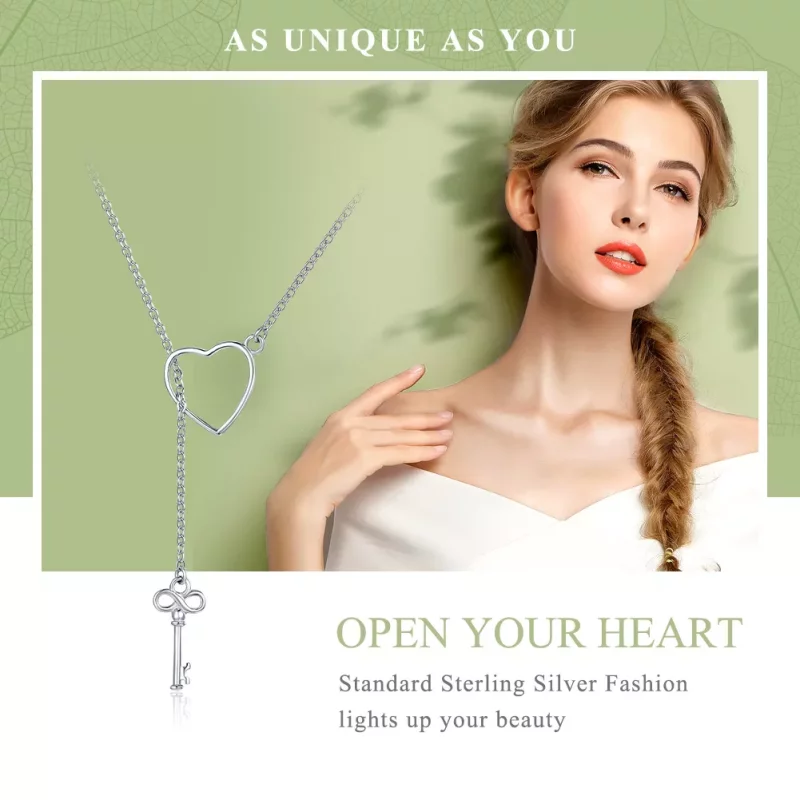 (afbeelding voor) Pandora Style Open je hart Chain Ketting - SCN107 - Bekijken 2