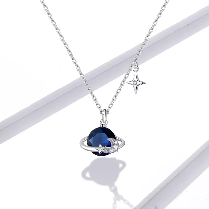 (afbeelding voor) Pandora Style Planeet Chain Ketting - BSN166 - Bekijken 5
