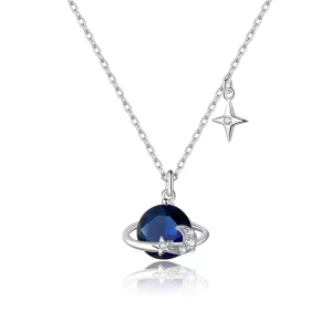 (afbeelding voor) Pandora Style Planeet Chain Ketting - BSN166
