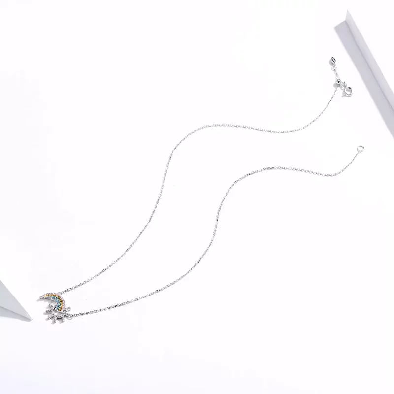 (afbeelding voor) Pandora Style Regenboog Chain Ketting - SCN366 - Bekijken 2