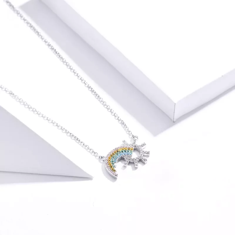 (afbeelding voor) Pandora Style Regenboog Chain Ketting - SCN366 - Bekijken 3