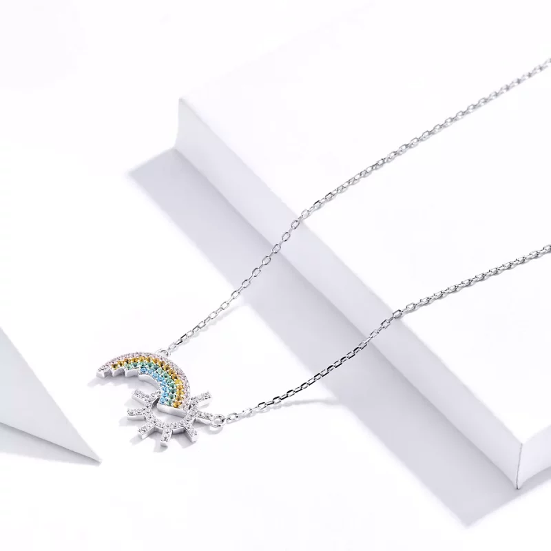 (afbeelding voor) Pandora Style Regenboog Chain Ketting - SCN366 - Bekijken 4