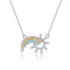 Pandora Style Regenboog Chain Ketting - SCN366 (afbeelding voor) Pandora Style Regenboog Chain Ketting - SCN366