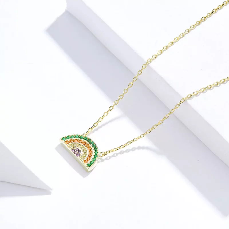 (afbeelding voor) Pandora Style Regenboog Chain Ketting - SCN378 - Bekijken 3
