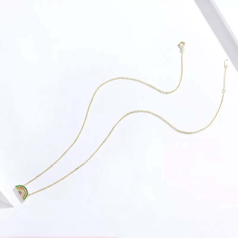 (afbeelding voor) Pandora Style Regenboog Chain Ketting - SCN378 - Bekijken 4