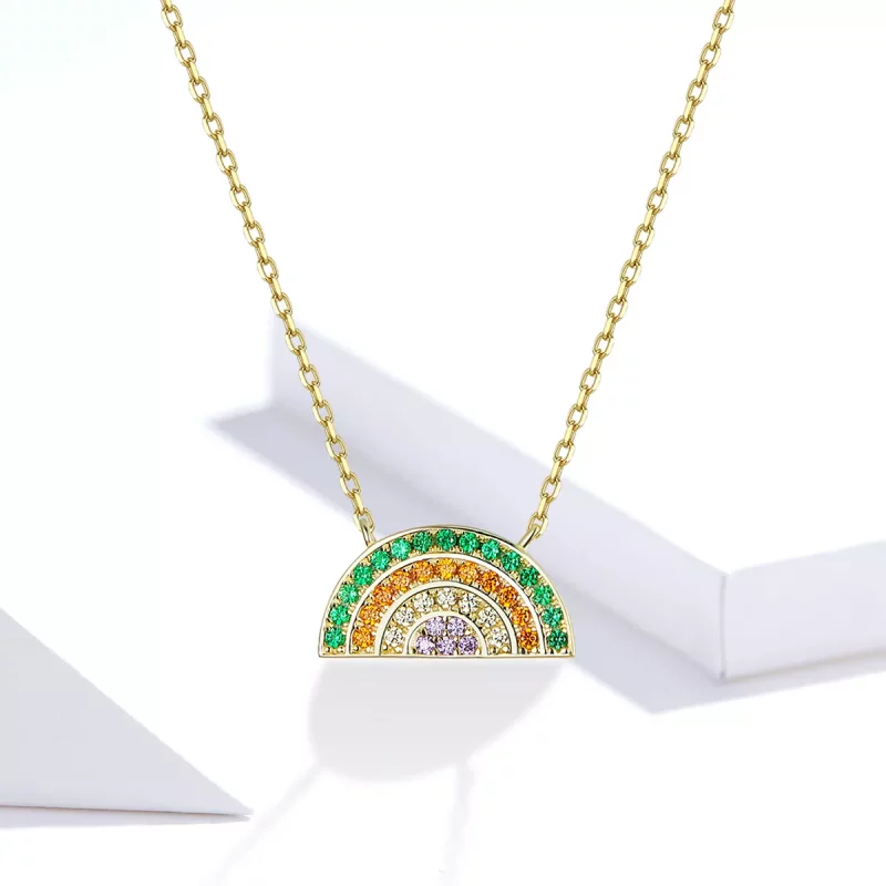 (afbeelding voor) Pandora Style Regenboog Chain Ketting - SCN378 - Bekijken 5