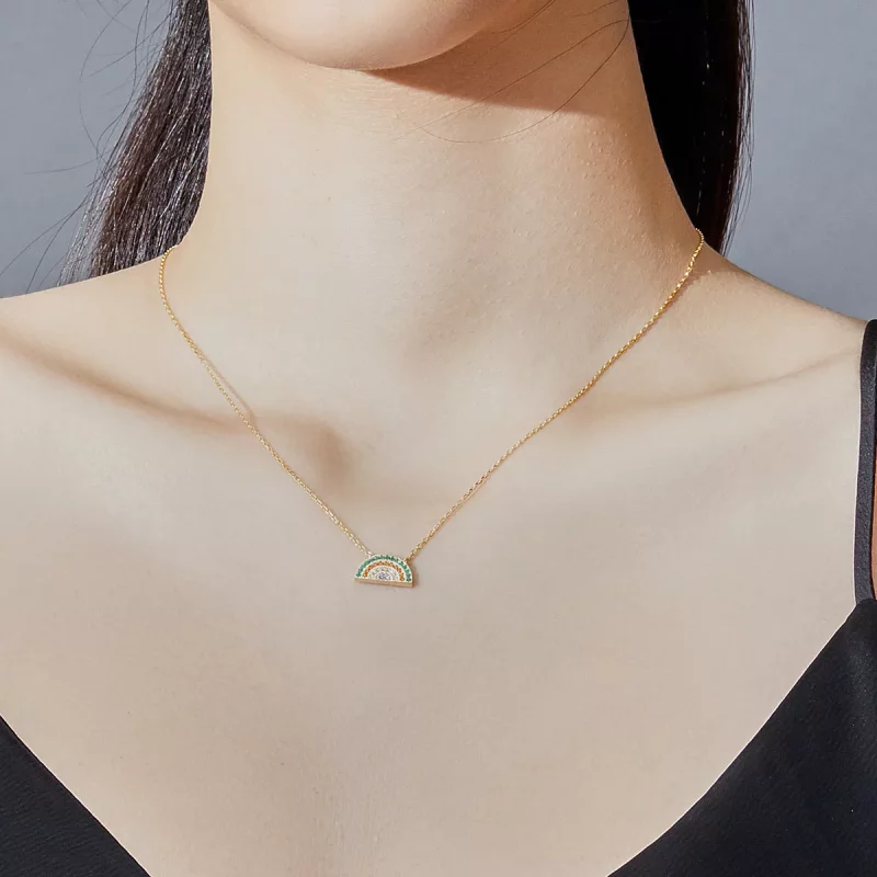 (afbeelding voor) Pandora Style Regenboog Chain Ketting - SCN378 - Bekijken 8