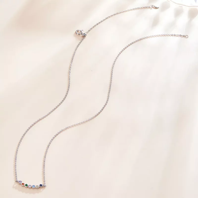 (afbeelding voor) Pandora Style Regenboog Chain Ketting - SCN451 - Bekijken 2