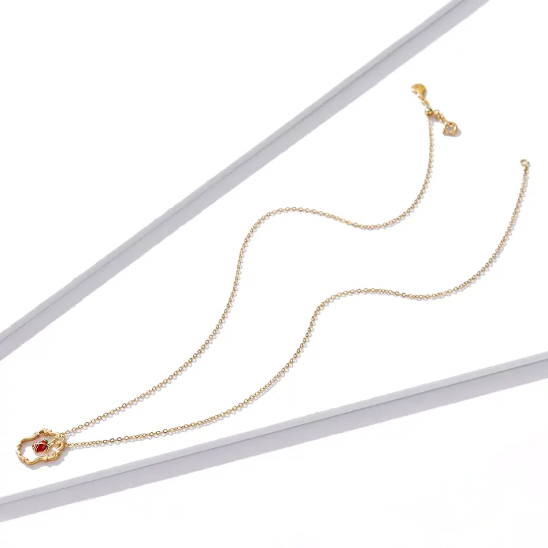 (afbeelding voor) Pandora Style Retro Roos Ketting - BSN157 - Bekijken 4