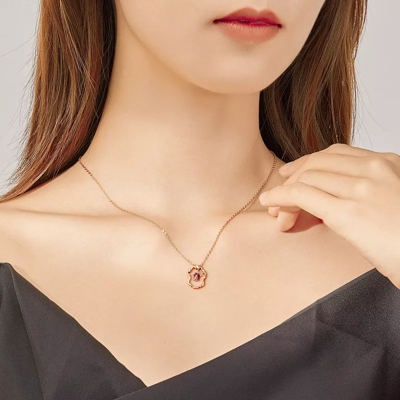 (afbeelding voor) Pandora Style Retro Roos Ketting - BSN157 - Bekijken 7