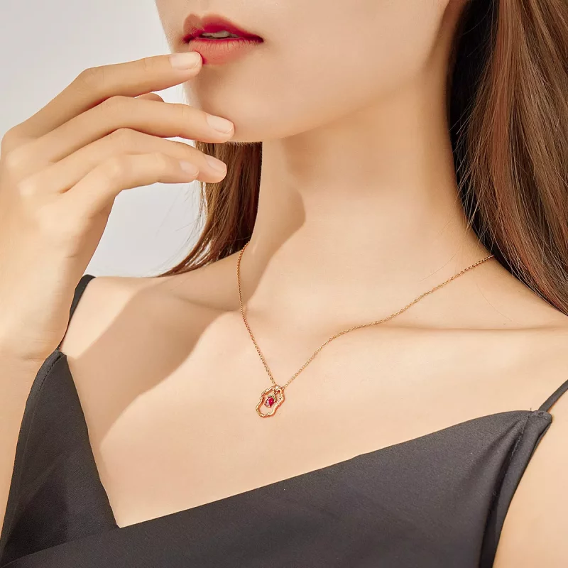 (afbeelding voor) Pandora Style Retro Roos Ketting - BSN157 - Bekijken 9