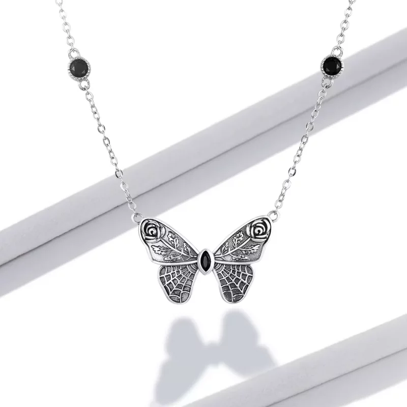 (afbeelding voor) Pandora Style Retro Vlinder Ketting - BSN235 - Bekijken 6