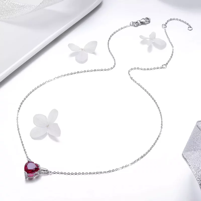 (afbeelding voor) Pandora Style Rode Engel Hart Chain Ketting - SCN285 - Bekijken 5