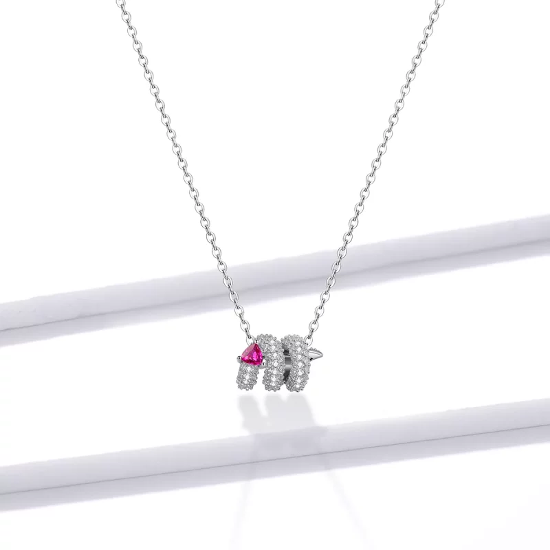 (afbeelding voor) Pandora Style Romantisch Slangenhart Ketting - BSN150 - Bekijken 6