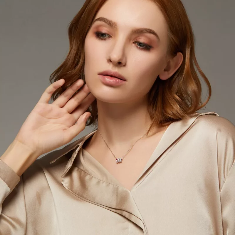 (afbeelding voor) Pandora Style Romantisch Slangenhart Ketting - BSN150 - Bekijken 8