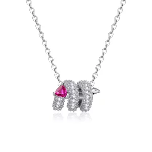 Pandora Style Romantisch Slangenhart Ketting - BSN150 (afbeelding voor) Pandora Style Romantisch Slangenhart Ketting - BSN150