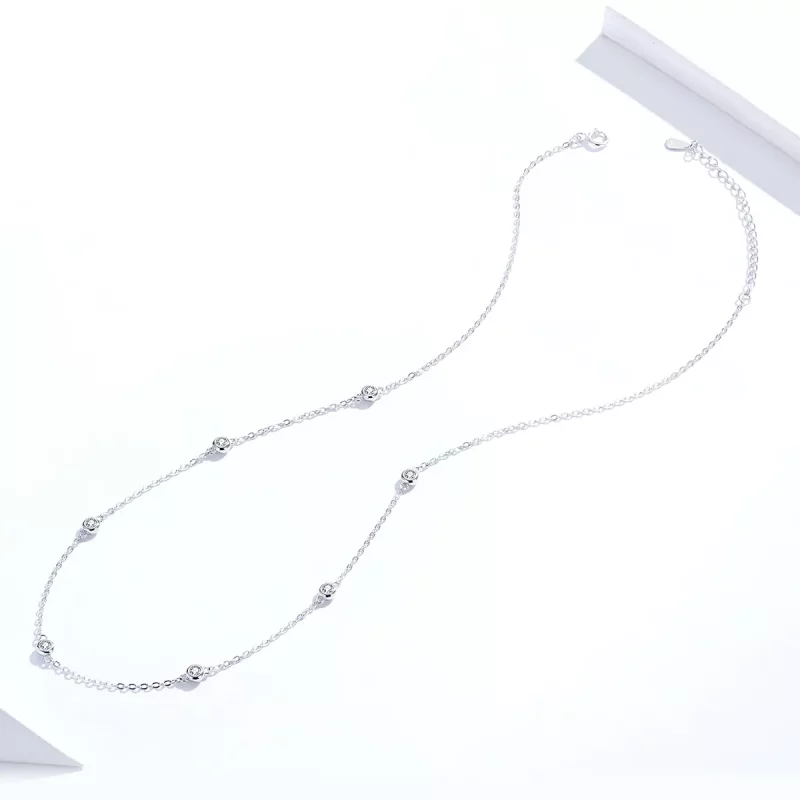 (afbeelding voor) Pandora Style Romantische glans Chain Ketting - SCN393 - Bekijken 2