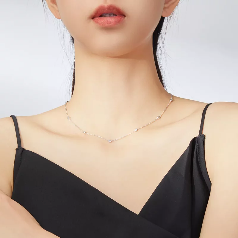 (afbeelding voor) Pandora Style Romantische glans Chain Ketting - SCN393 - Bekijken 5