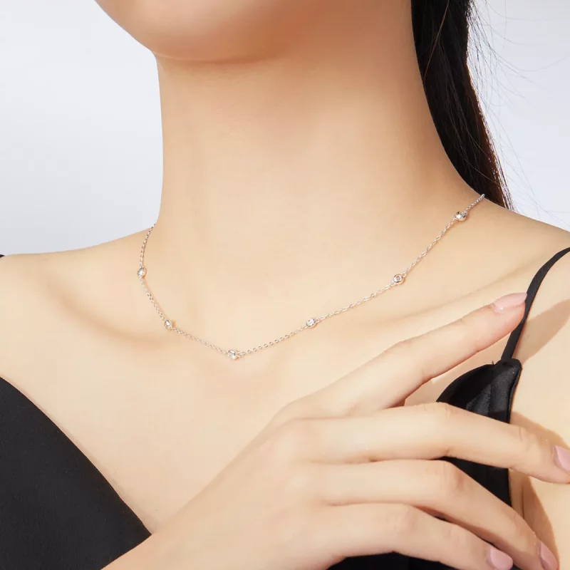 (afbeelding voor) Pandora Style Romantische glans Chain Ketting - SCN393 - Bekijken 6