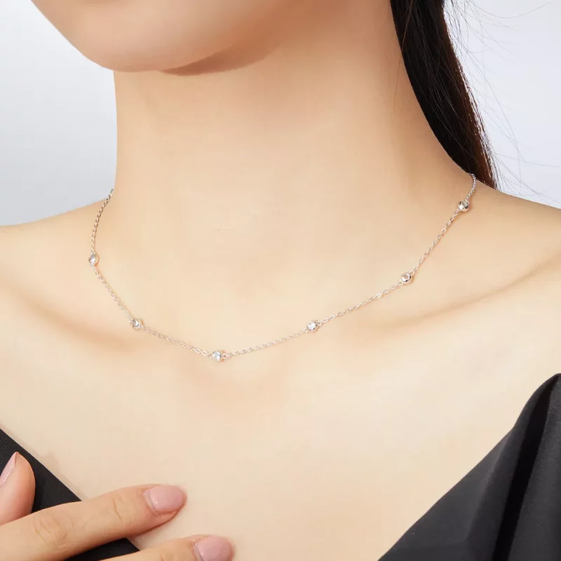 (afbeelding voor) Pandora Style Romantische glans Chain Ketting - SCN393 - Bekijken 7