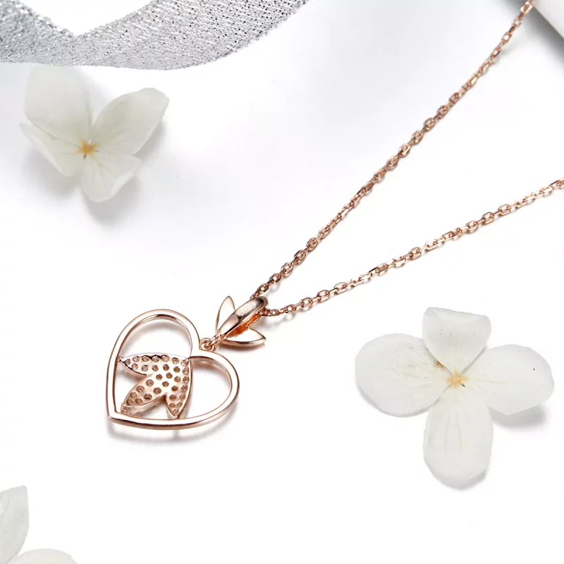 (afbeelding voor) Pandora Style Rose Autumn Love Chain Ketting - SCN313 - Bekijken 4