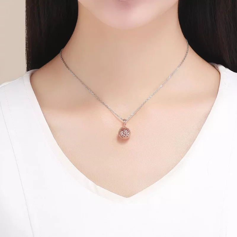 (afbeelding voor) Pandora Style Rose Beweging Klaver Hanger - SCC1127 - Bekijken 2