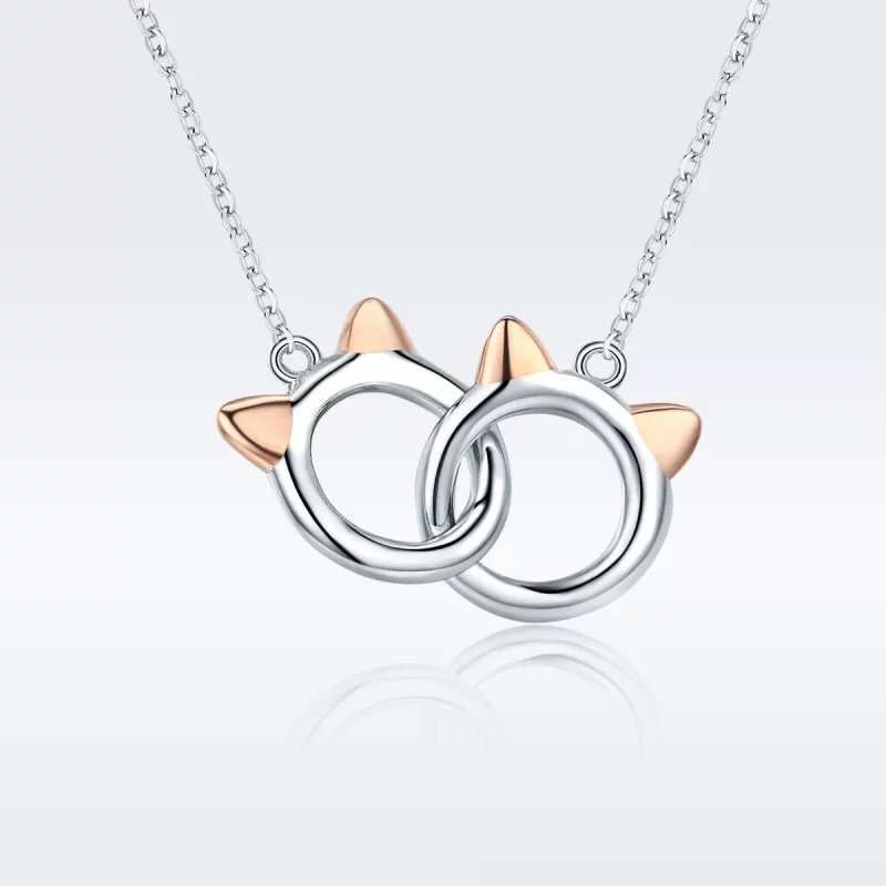 (afbeelding voor) Pandora Style Rose Kat Chain Ketting - SCN252 - Bekijken 3