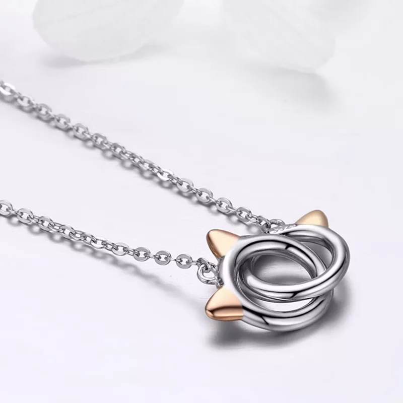 (afbeelding voor) Pandora Style Rose Kat Chain Ketting - SCN252 - Bekijken 6