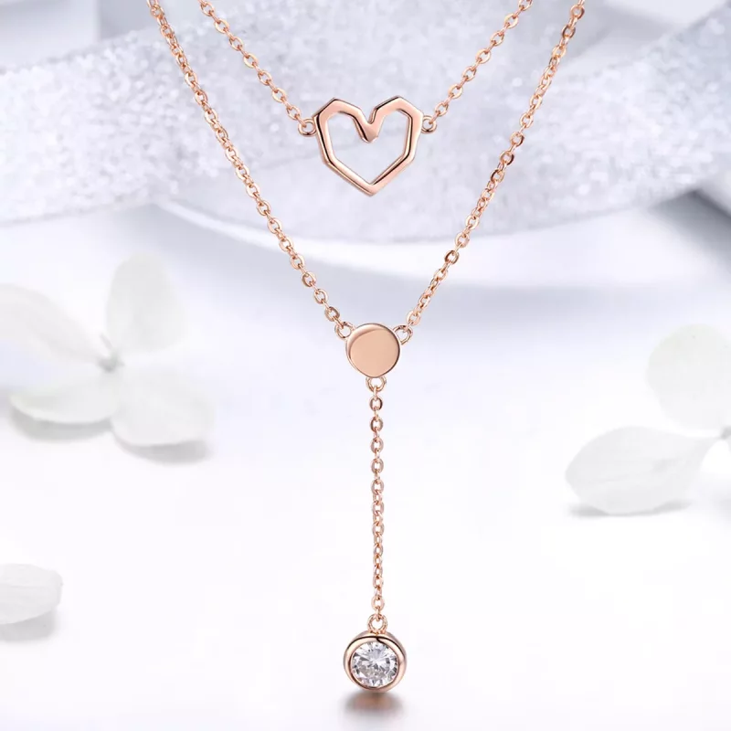 (afbeelding voor) Pandora Style Rose land van hart Chain Ketting - SCN317 - Bekijken 2