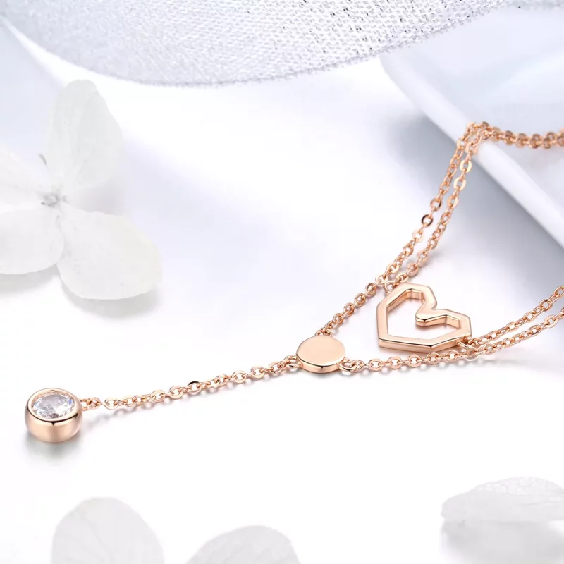 (afbeelding voor) Pandora Style Rose land van hart Chain Ketting - SCN317 - Bekijken 3