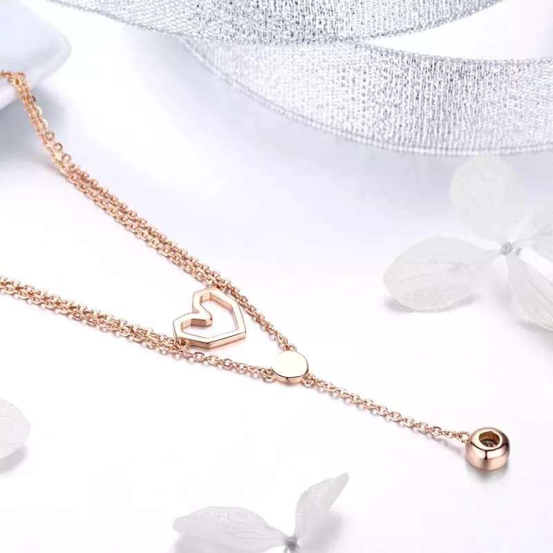 (afbeelding voor) Pandora Style Rose land van hart Chain Ketting - SCN317 - Bekijken 4