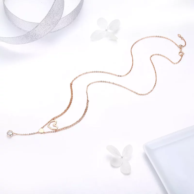(afbeelding voor) Pandora Style Rose land van hart Chain Ketting - SCN317 - Bekijken 5