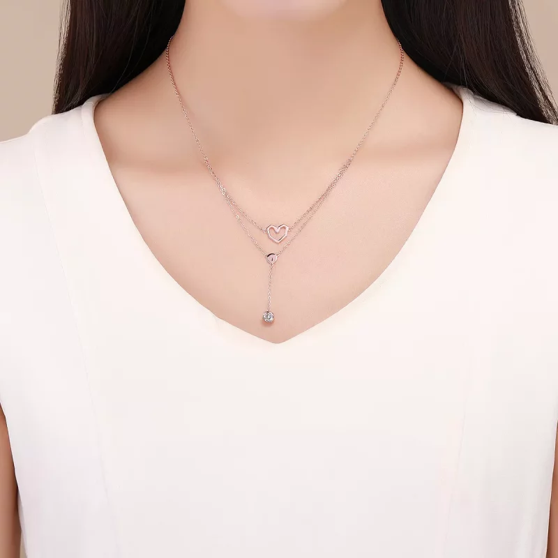 (afbeelding voor) Pandora Style Rose land van hart Chain Ketting - SCN317 - Bekijken 6