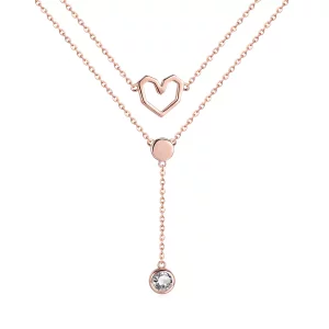 (afbeelding voor) Pandora Style Rose land van hart Chain Ketting - SCN317