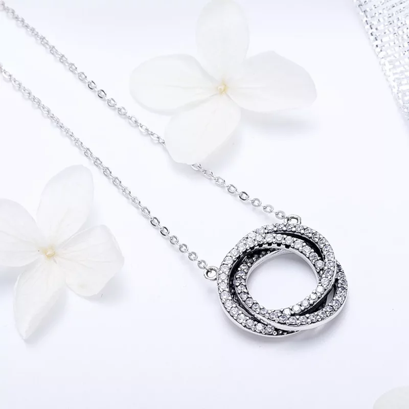 (afbeelding voor) Pandora Style Rose minimalisme Chain Ketting - SCN259 - Bekijken 3