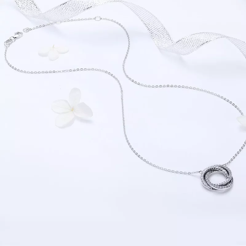 (afbeelding voor) Pandora Style Rose minimalisme Chain Ketting - SCN259 - Bekijken 5